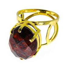 Load image into Gallery viewer, Camboriú Gold Handmade Ring with Stone
