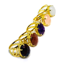 Load image into Gallery viewer, Camboriú Gold Handmade Ring with Stone