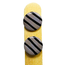 Load image into Gallery viewer, Ceramic Handmade Button Earring with Different Prints