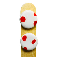 Load image into Gallery viewer, Ceramic Handmade Button Earring with Drops