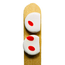 Load image into Gallery viewer, Ceramic Handmade Half Earring with Drops