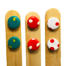 Load image into Gallery viewer, Ceramic Handmade Mini Earring with Drops