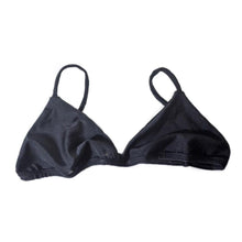 Load image into Gallery viewer, Flower Brazilian Bikini Bra - Black