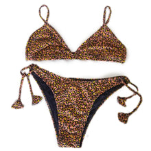Load image into Gallery viewer, Flower Brazilian Bikini Bra - Leopard