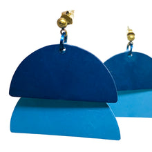 Load image into Gallery viewer, Half Moon Aluminum Handmade Earring