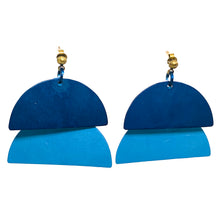 Load image into Gallery viewer, Half Moon Aluminum Handmade Earring