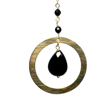 Load image into Gallery viewer, Lençois Gold Handmade Earring with Stone