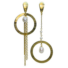 Load image into Gallery viewer, Lençois Gold Handmade Earring with Pearl