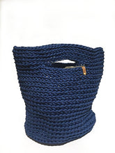Load image into Gallery viewer, Nautical Corded Handmade Eco-friendly Handbag