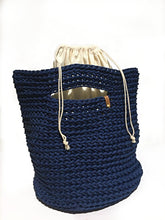 Load image into Gallery viewer, Nautical Corded Handmade Eco-friendly Handbag