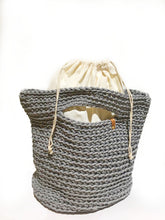 Load image into Gallery viewer, Nautical Corded Handmade Eco-friendly Handbag