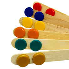 Load image into Gallery viewer, Plain Ceramic Handmade Button Earring