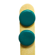 Load image into Gallery viewer, Plain Ceramic Handmade Button Earring
