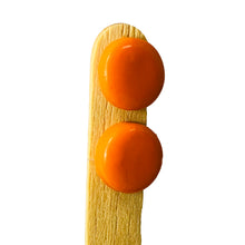 Load image into Gallery viewer, Plain Ceramic Handmade Button Earring