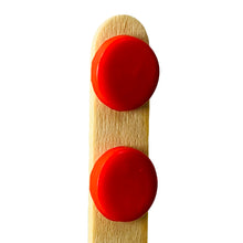 Load image into Gallery viewer, Plain Ceramic Handmade Button Earring