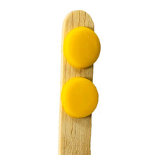 Load image into Gallery viewer, Plain Ceramic Handmade Button Earring