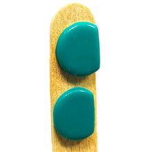 Load image into Gallery viewer, Plain Ceramic Handmade Half Earring