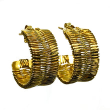 Load image into Gallery viewer, Sancho Gold Handmade Hoop