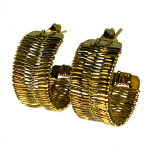 Load image into Gallery viewer, Sancho Gold Handmade Hoop