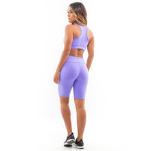 Load image into Gallery viewer, Shorts & Sports Bra Flash Set - Violet