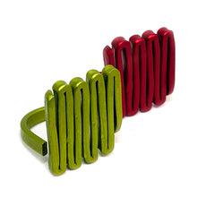 Load image into Gallery viewer, Zigzag Aluminum Handmade Ring