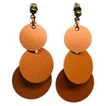 Load image into Gallery viewer, 3 Circle Aluminum Handmade Earring

