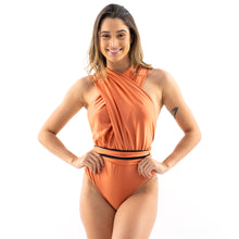 Load image into Gallery viewer, 5 in 1 Bathsuit One Piece Swimsuit - Orange
