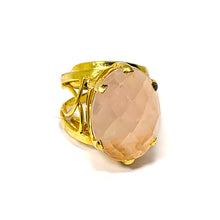 Load image into Gallery viewer, Camboriú Gold Handmade Ring with Stone
