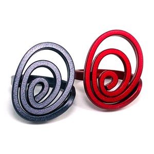 Circle Aluminum Handmade Ring