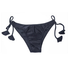 Load image into Gallery viewer, Tie Brazilian Bikini Bottom - Black
