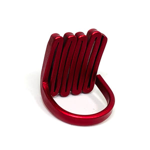 Zigzag Aluminum Handmade Ring